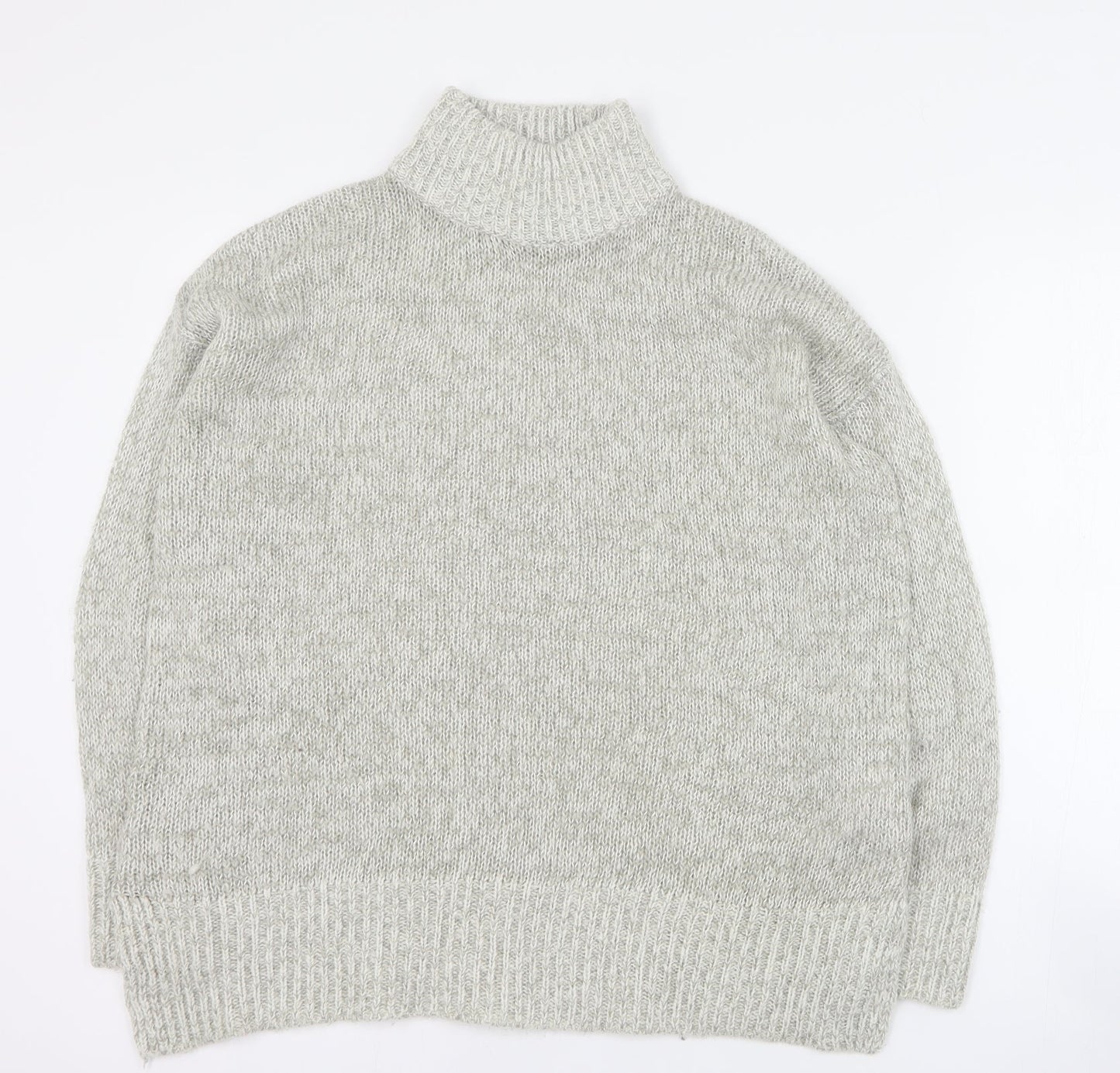 Womens UK Size S New Look Grey Pullover Jumper