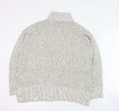 Womens UK Size S New Look Grey Pullover Jumper