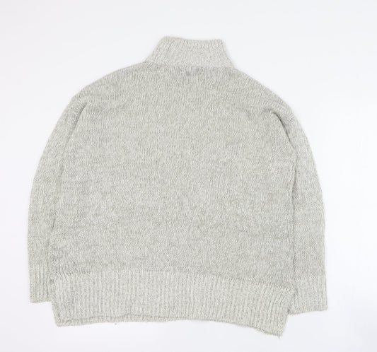 Womens UK Size S New Look Grey Pullover Jumper