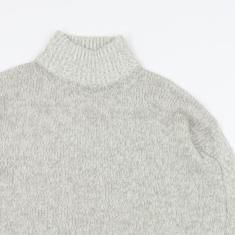 Womens UK Size S New Look Grey Pullover Jumper