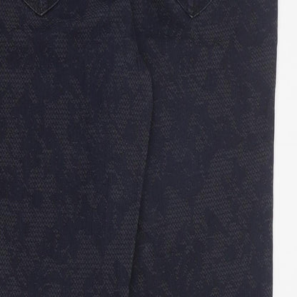 Raphaela Womens Blue  Cotton Skinny Jeans Size 12 L28 in Regular Zip