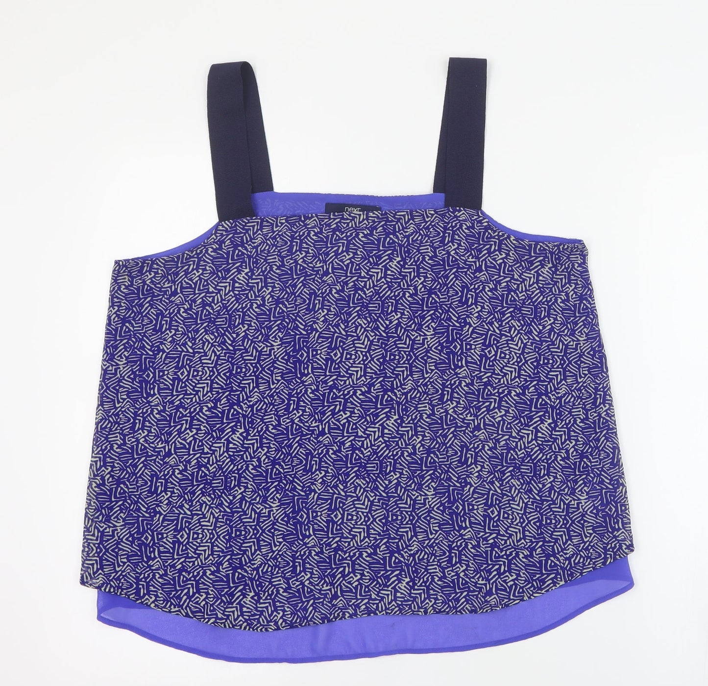 Womens UK Size 14 NEXT Blue Camisole Tank
