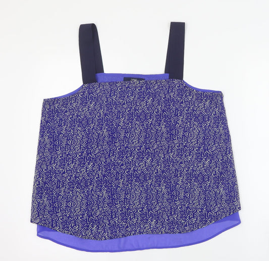 Womens UK Size 14 NEXT Blue Camisole Tank