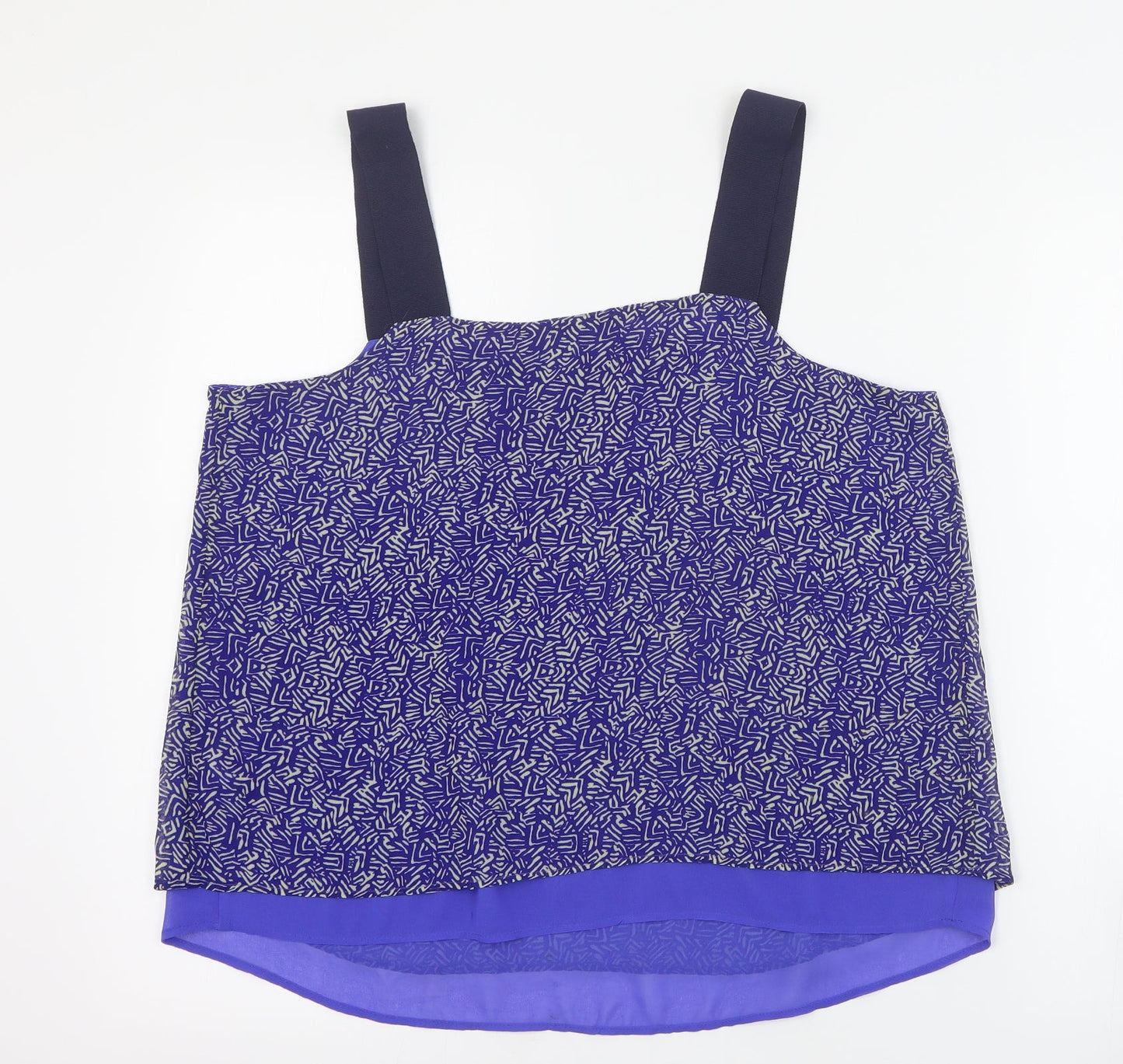 Womens UK Size 14 NEXT Blue Camisole Tank