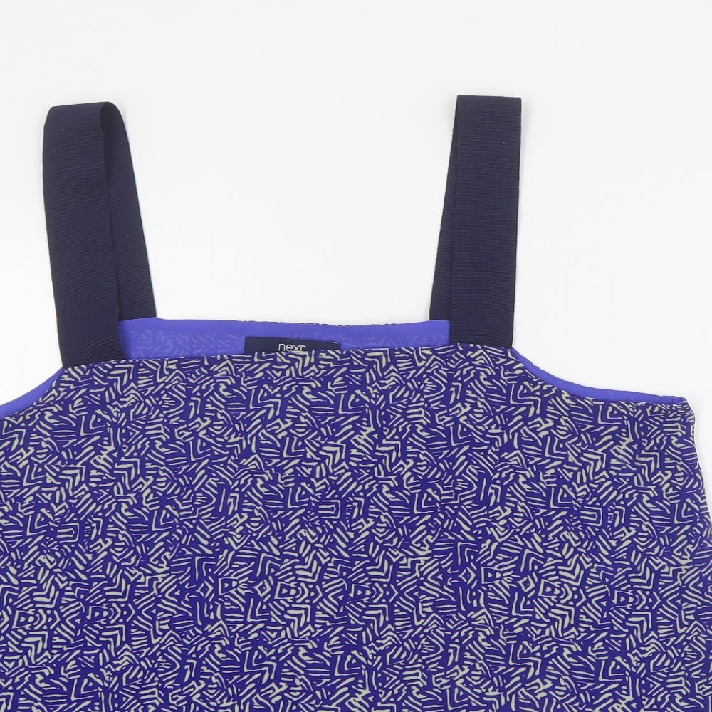 Womens UK Size 14 NEXT Blue Camisole Tank