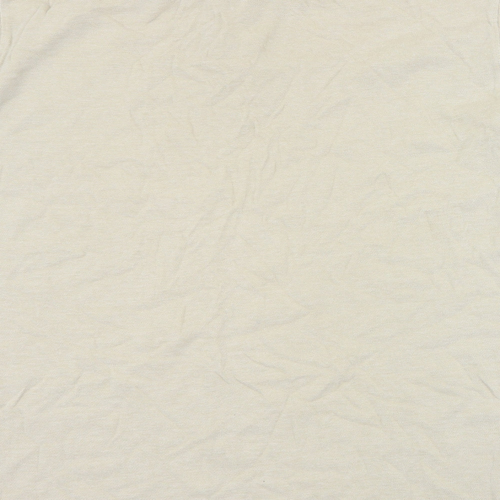 Dunnes Womens Beige  100% Cotton Basic Polo Size XL Collared