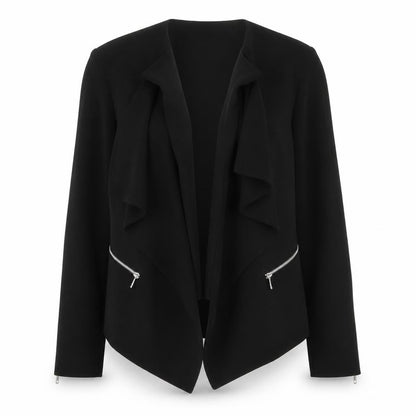 Womens UK Size 10 F&F Black Jacket