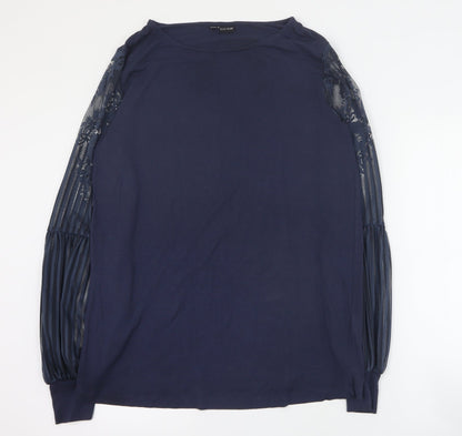 Womens UK Size M Body Flirt Blue Basic T-Shirt