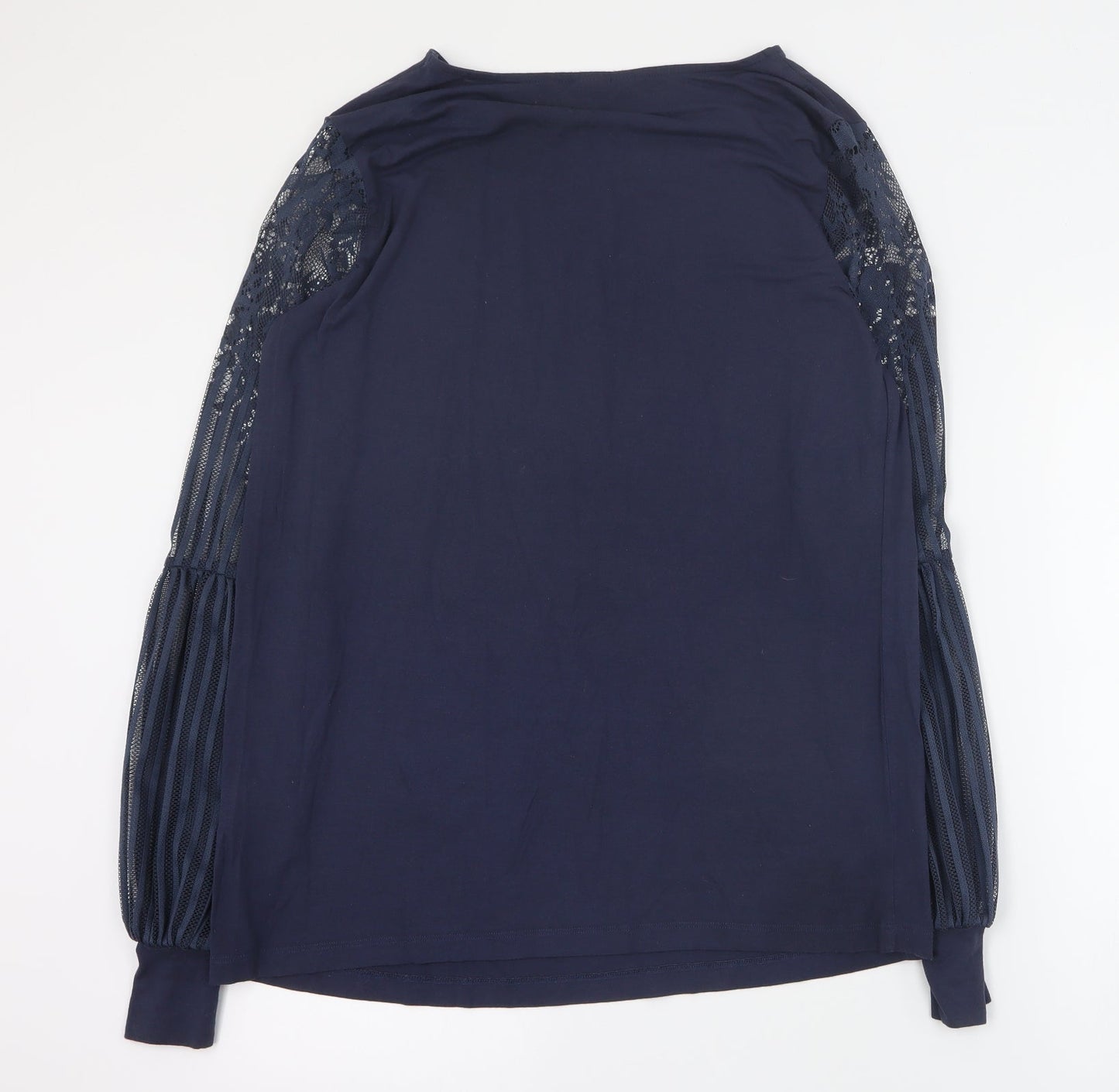 Womens UK Size M Body Flirt Blue Basic T-Shirt