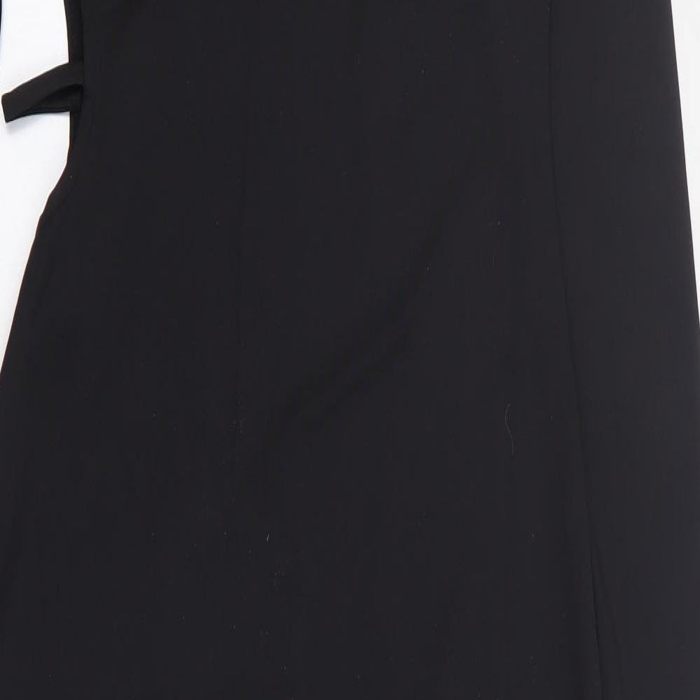 H&M Womens Black  Polyester Bodycon  Size M  Round Neck Pullover