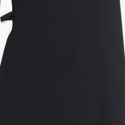 H&M Womens Black  Polyester Bodycon  Size M  Round Neck Pullover