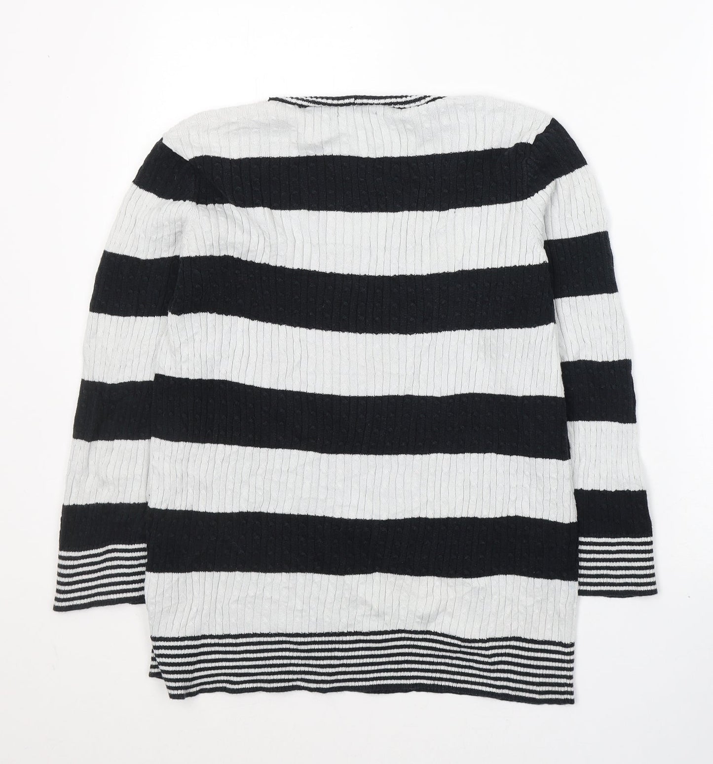 Womens UK Size L Jeanne Pierre Black Pullover Jumper