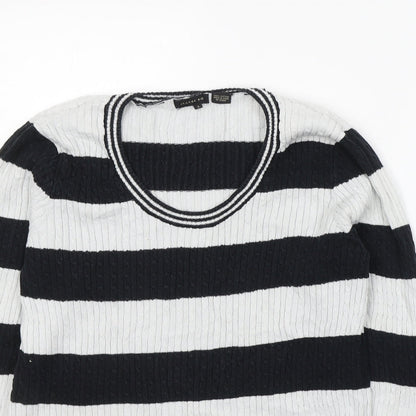 Womens UK Size L Jeanne Pierre Black Pullover Jumper