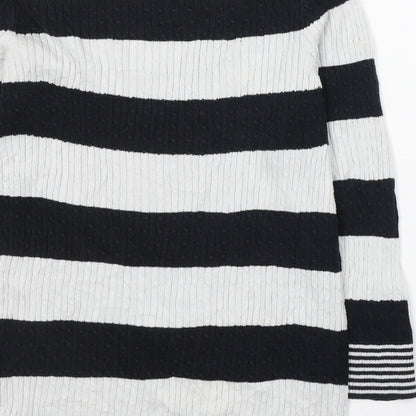 Womens UK Size L Jeanne Pierre Black Pullover Jumper