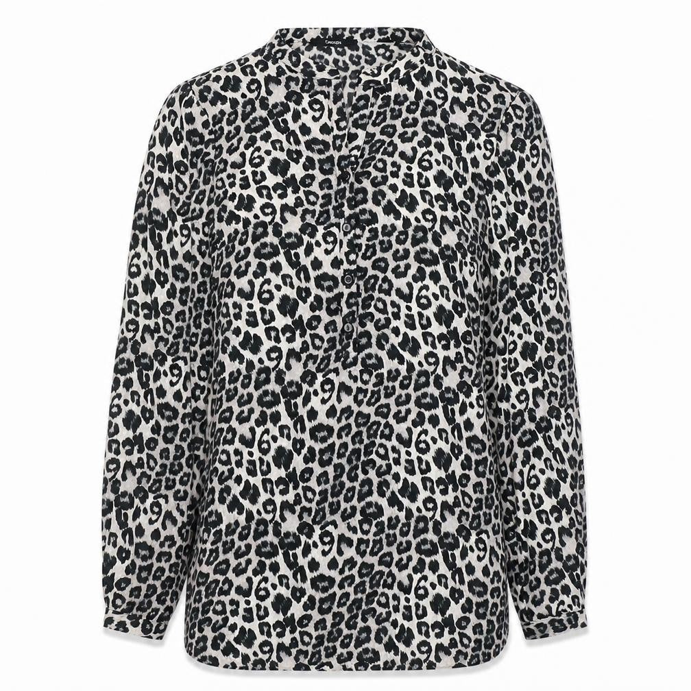 Womens UK Size 10 George Grey Tunic Blouse