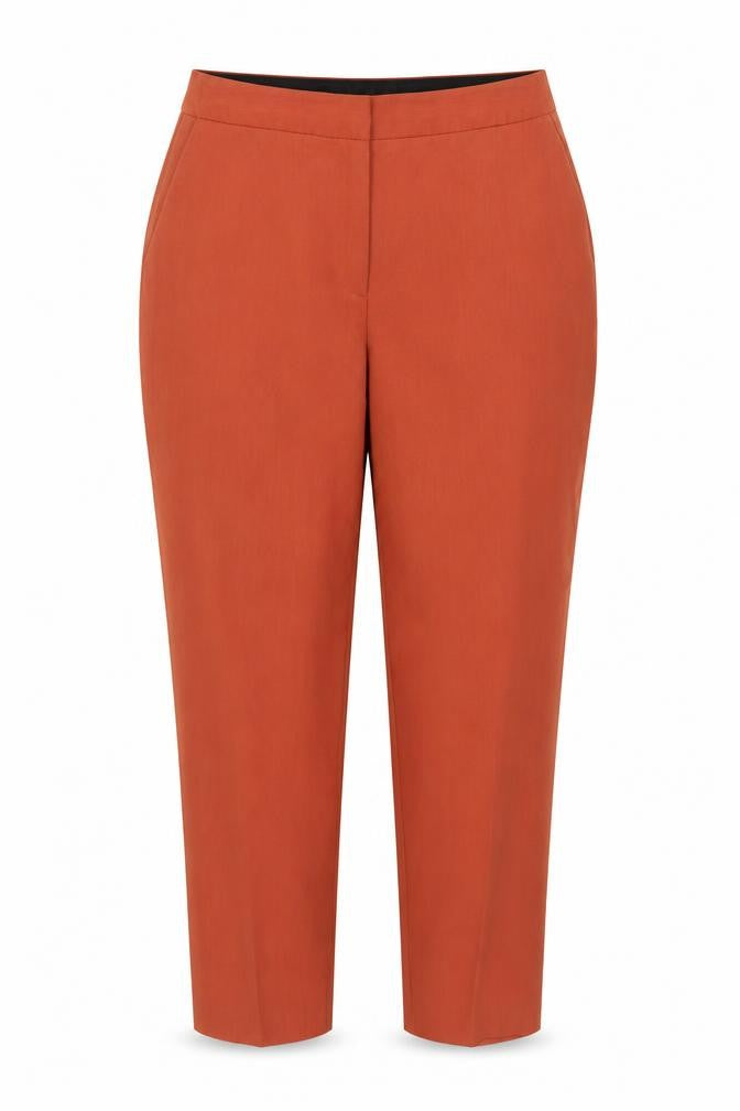 Womens UK Size 12 Topshop Regular Fit  Orange Trousers