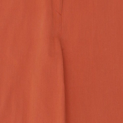 Womens UK Size 12 Topshop Regular Fit  Orange Trousers