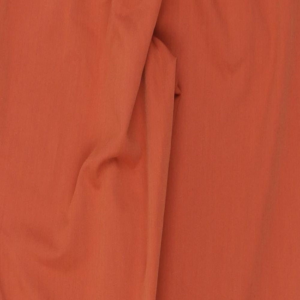 Womens UK Size 12 Topshop Regular Fit  Orange Trousers