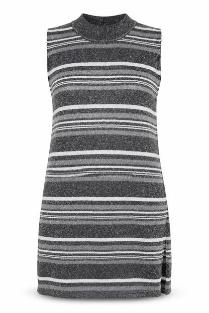 Womens UK Size 16 Peacocks Grey Tunic Jumper