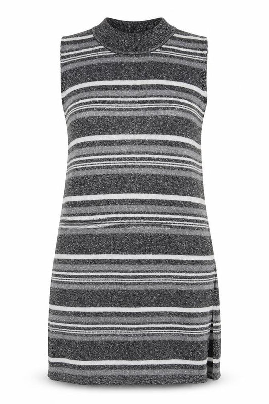 Womens UK Size 16 Peacocks Grey Tunic Jumper