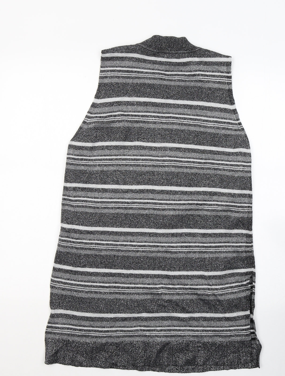 Womens UK Size 16 Peacocks Grey Tunic Jumper