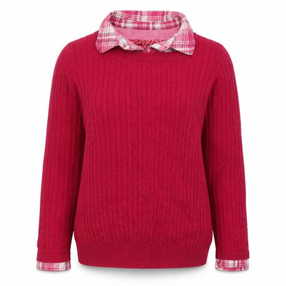 Womens UK Size 12 Debenhams Pink Pullover Jumper