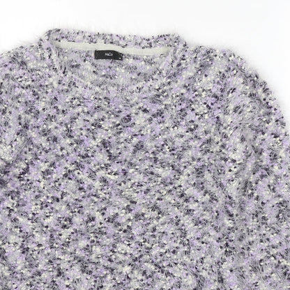 Womens UK Size 14 M&Co Pink Pullover Jumper