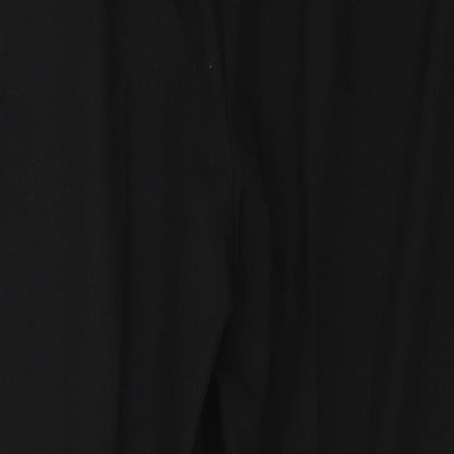 Womens UK Size 12 Topshop Regular Fit  Black Trousers