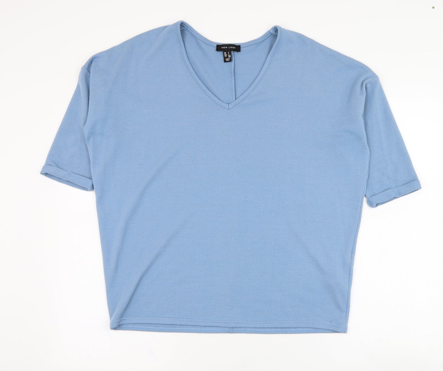 New Look Womens Blue  Polyester Pullover Sweatshirt Size S  Pullover