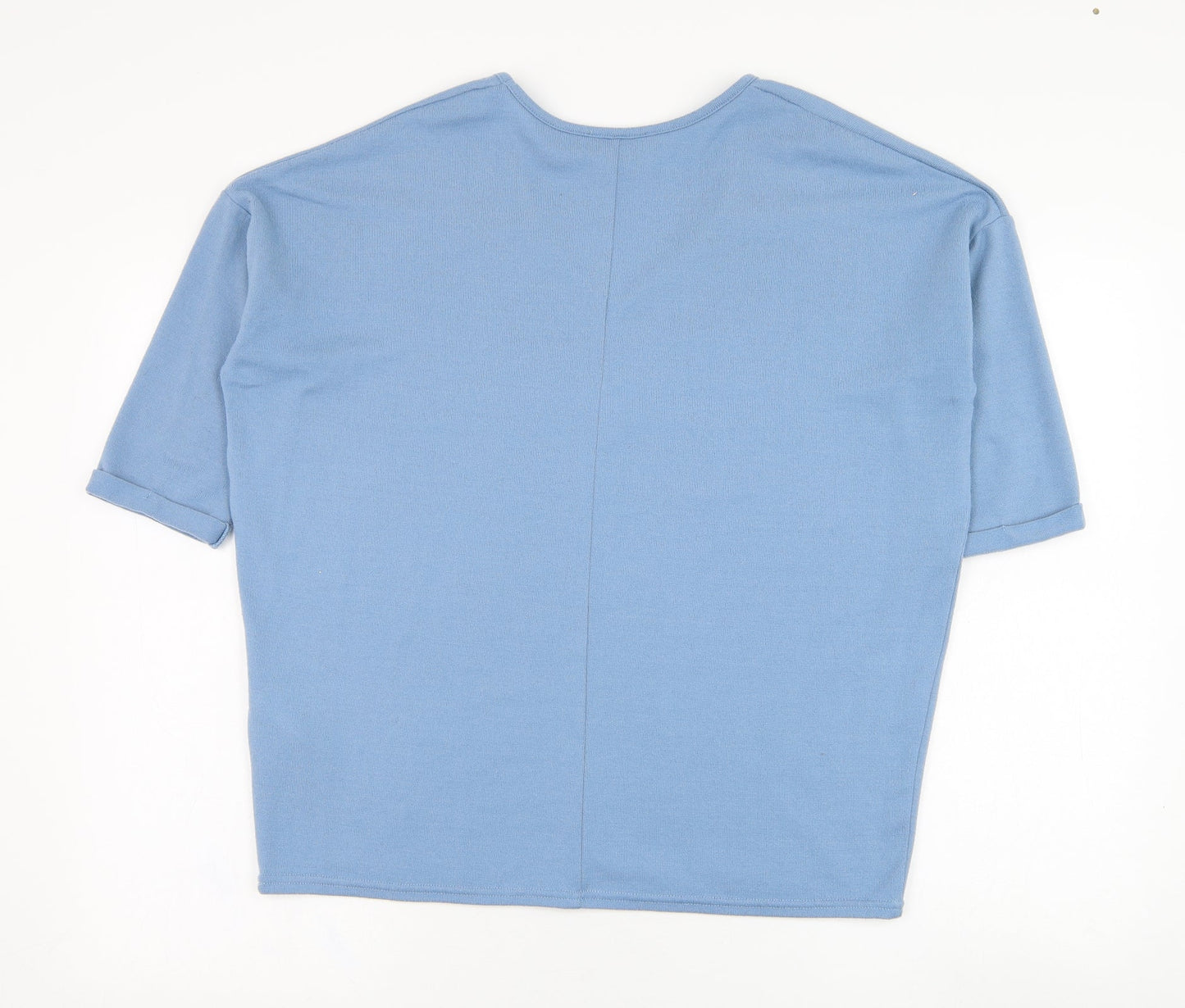 New Look Womens Blue  Polyester Pullover Sweatshirt Size S  Pullover
