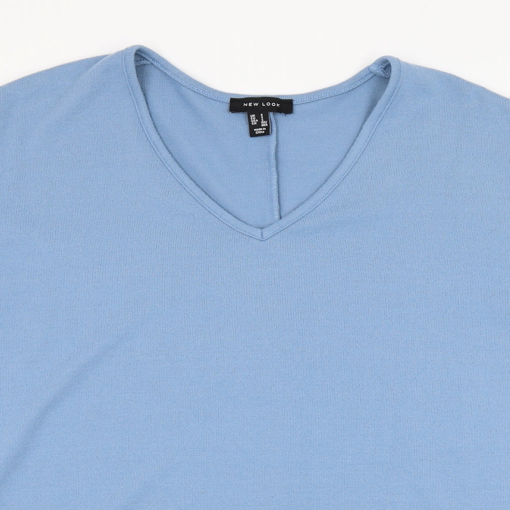 New Look Womens Blue  Polyester Pullover Sweatshirt Size S  Pullover