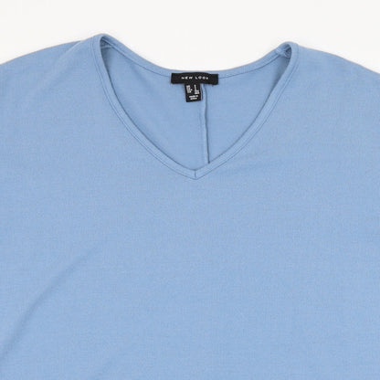 New Look Womens Blue  Polyester Pullover Sweatshirt Size S  Pullover