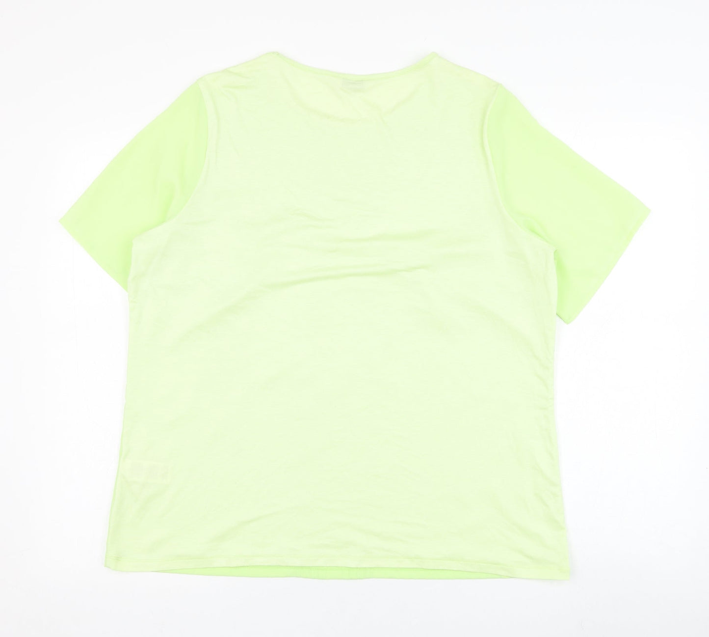 Womens UK Size 14 Marks and Spencer Green Basic Blouse