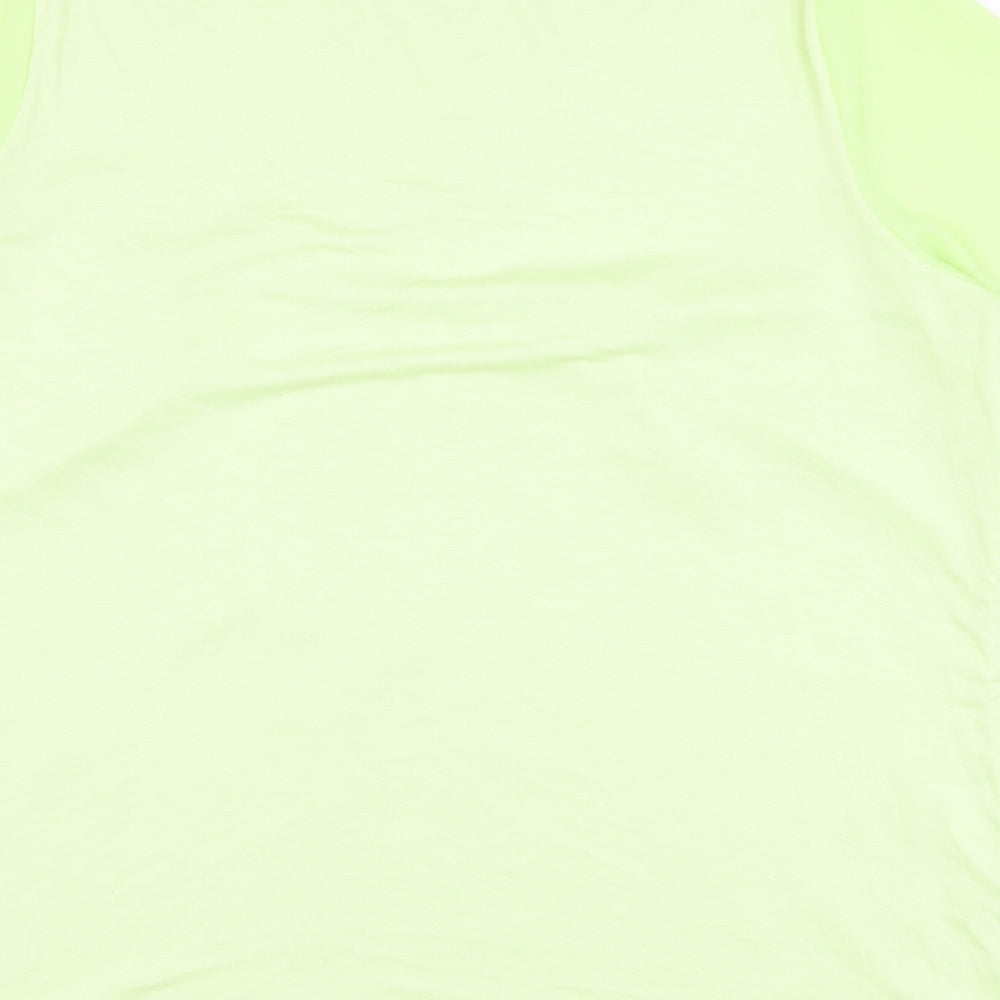 Womens UK Size 14 Marks and Spencer Green Basic Blouse