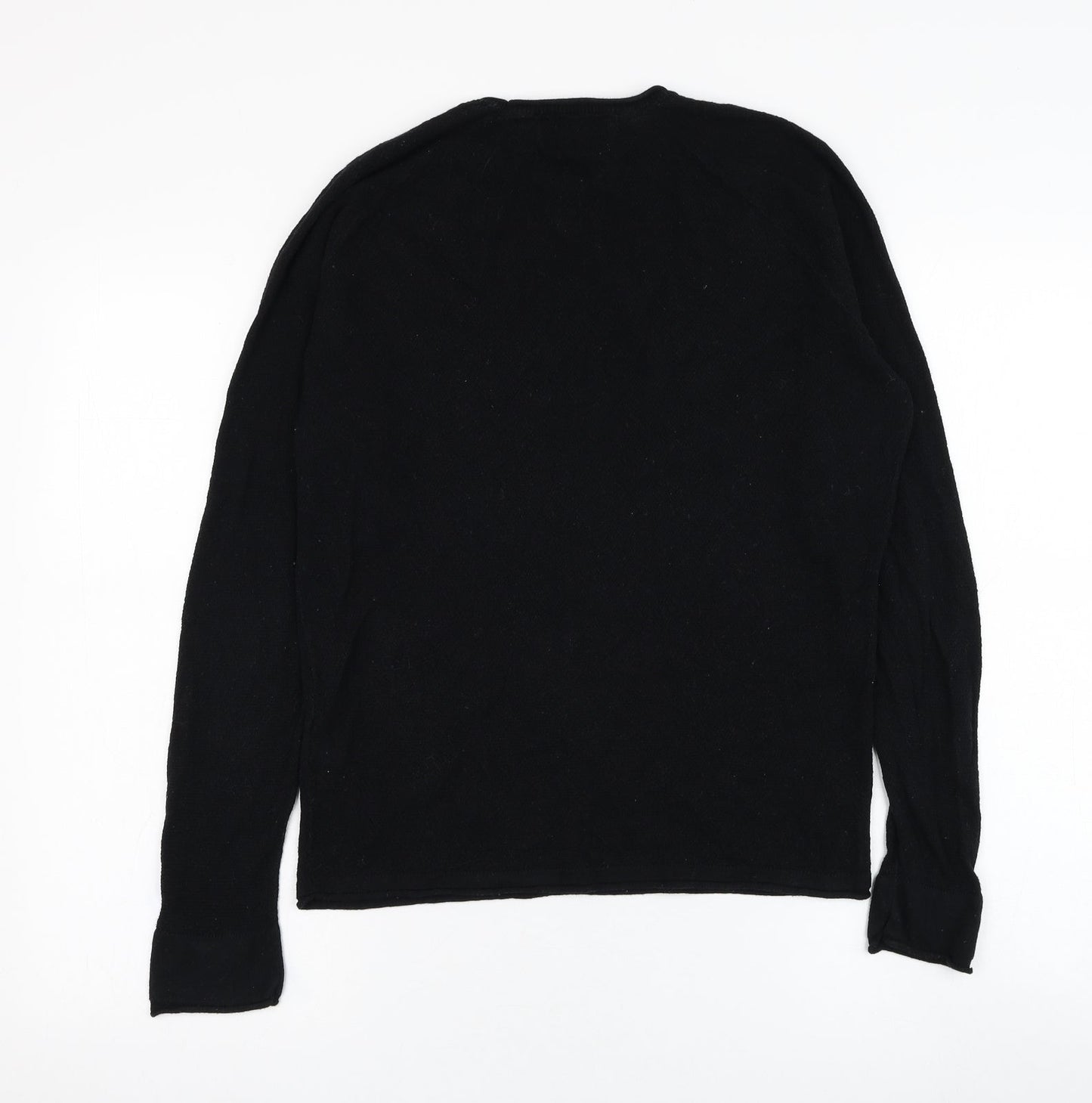 Bershka Womens Black  Cotton Pullover Sweatshirt Size S  Pullover