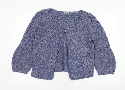 Womens UK Size M Marks and Spencer Blue Cardigan Jumper