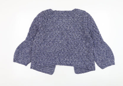 Womens UK Size M Marks and Spencer Blue Cardigan Jumper