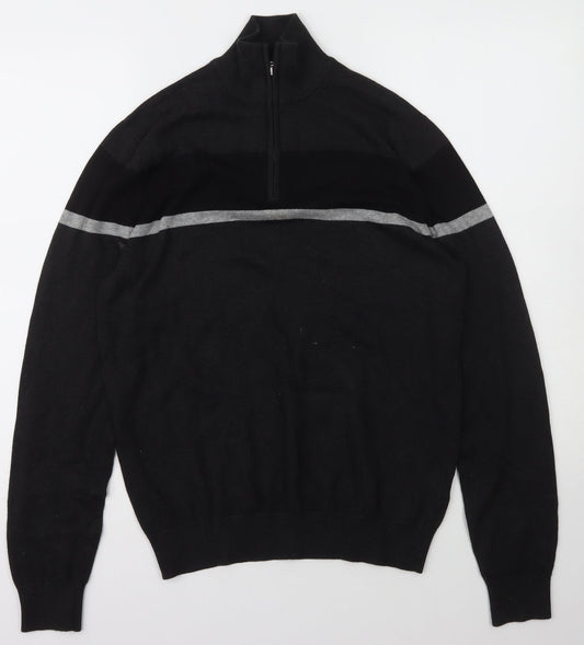 TU Mens Grey  Cotton Pullover Sweatshirt Size S