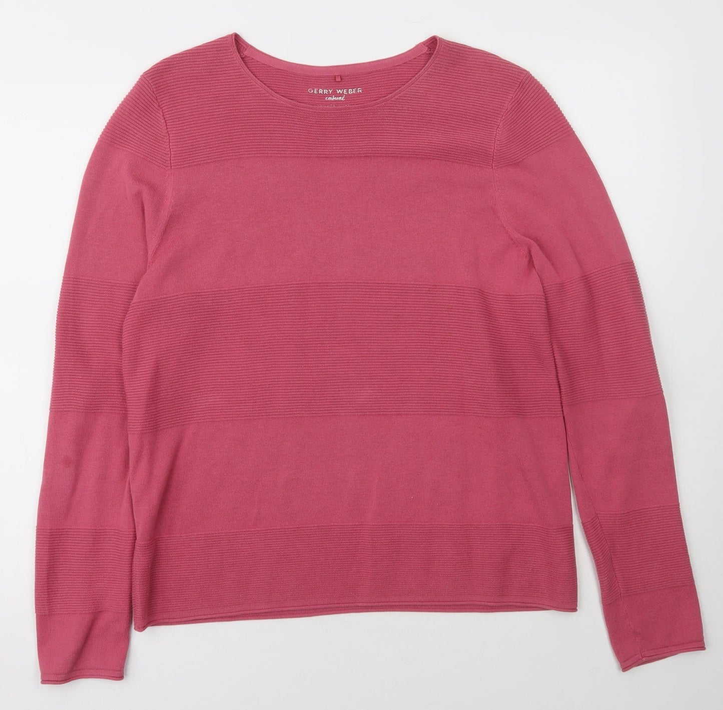 Womens UK Size 10 Gerry Weber Pink Pullover Jumper