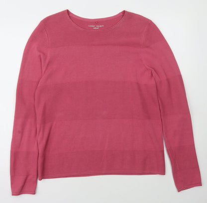 Womens UK Size 10 Gerry Weber Pink Pullover Jumper