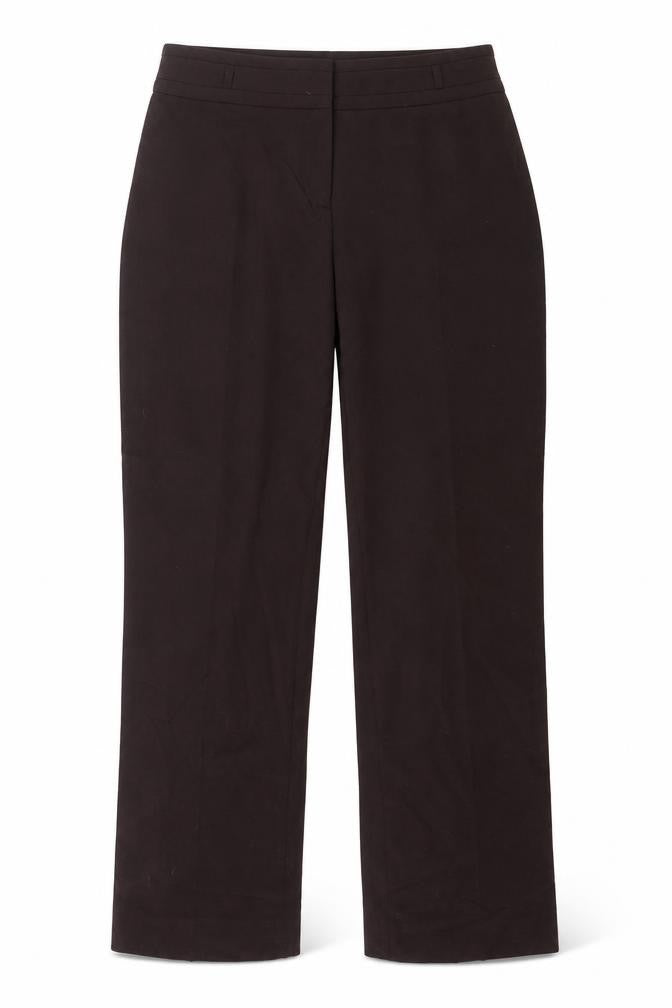 Womens UK Size 10 Lakeland Regular Fit Carrot Brown Trousers