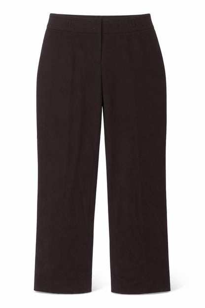Womens UK Size 10 Lakeland Regular Fit Carrot Brown Trousers