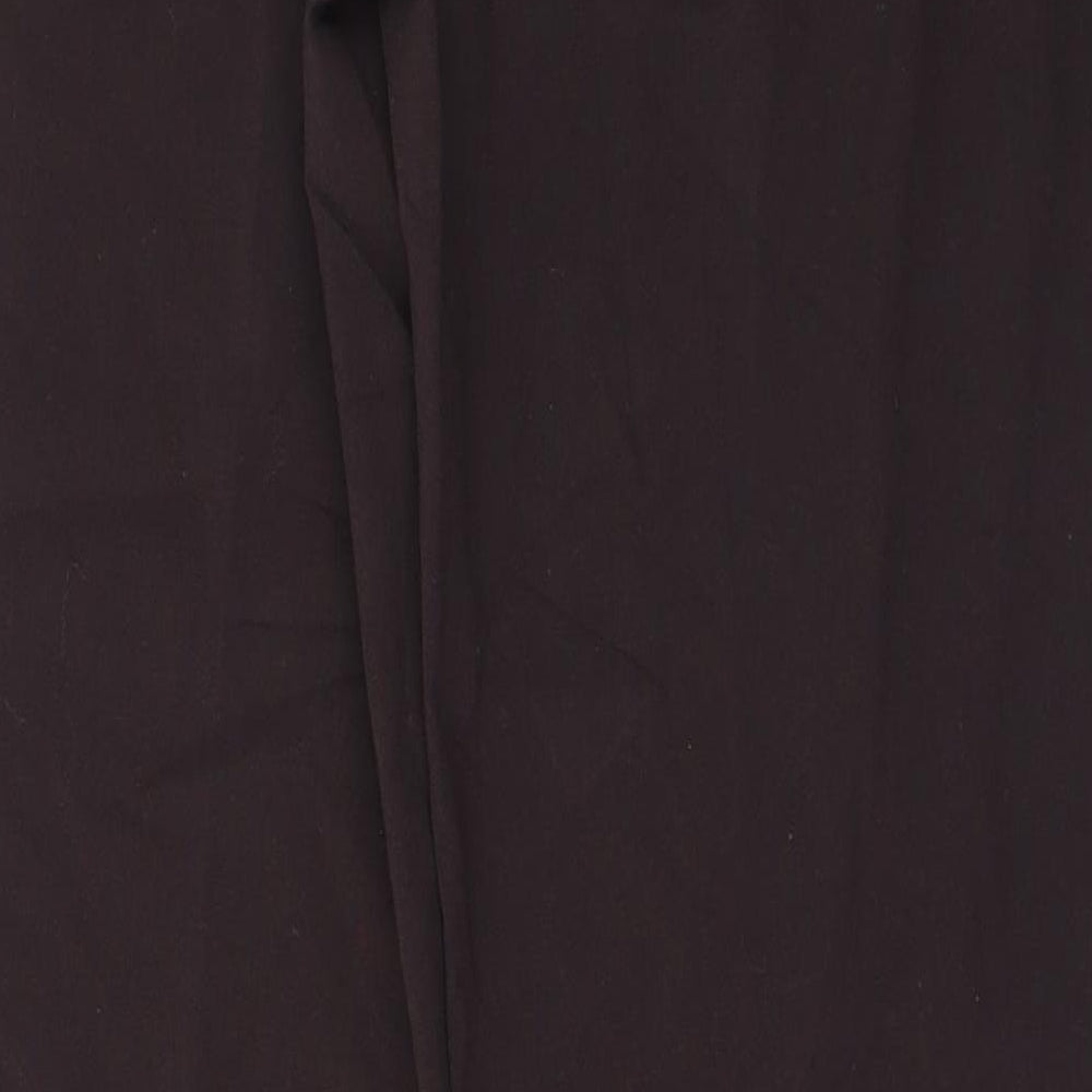 Lakeland Womens Brown  Polyester Carrot Trousers Size 10 L33 in Regular