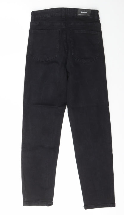 Astradivarius Womens Black  Cotton Skinny Jeans Size 8 L28 in Slim