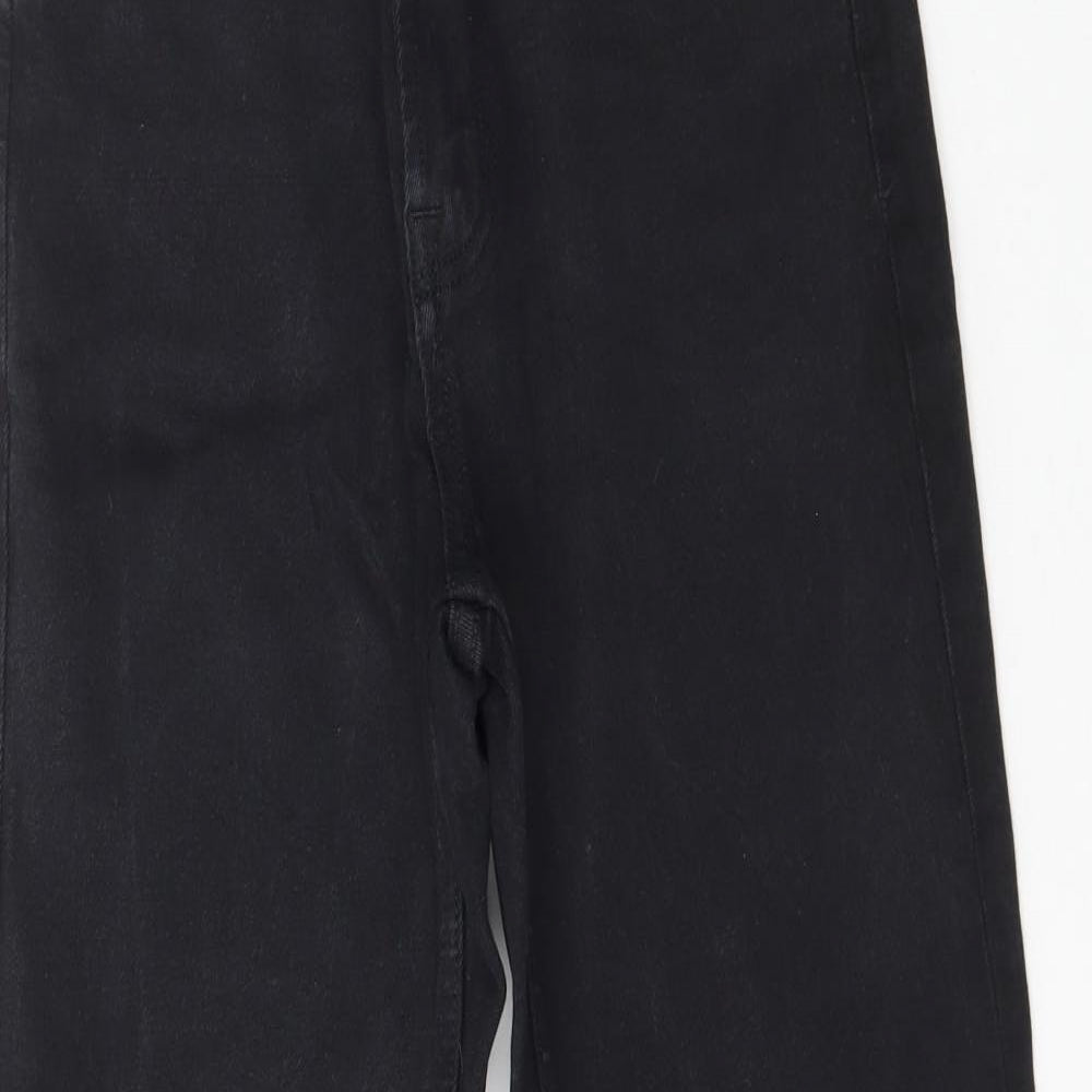Astradivarius Womens Black  Cotton Skinny Jeans Size 8 L28 in Slim