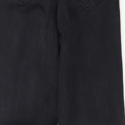 Astradivarius Womens Black  Cotton Skinny Jeans Size 8 L28 in Slim