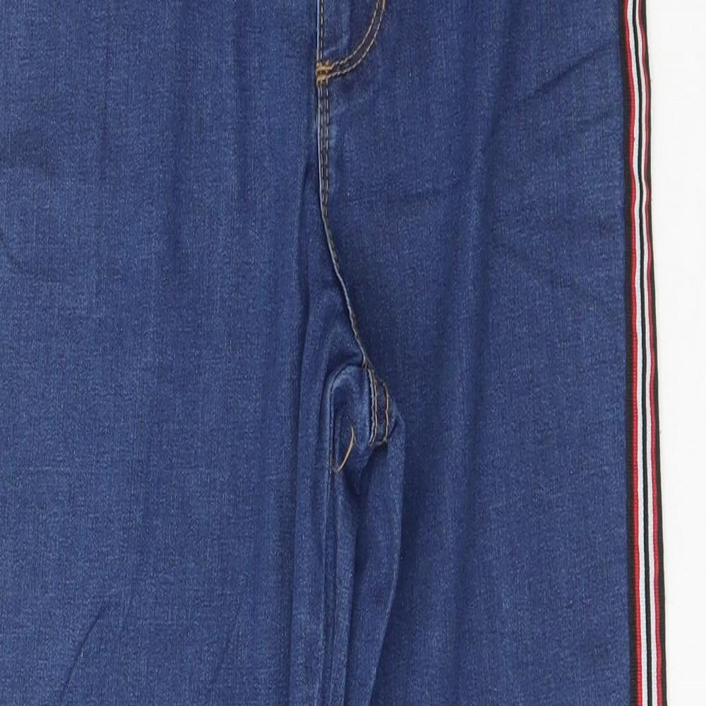 Denim & Co. Womens Blue  Cotton Jegging Jeans Size 10 L28 in Slim