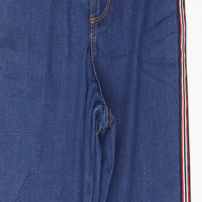 Denim & Co. Womens Blue  Cotton Jegging Jeans Size 10 L28 in Slim