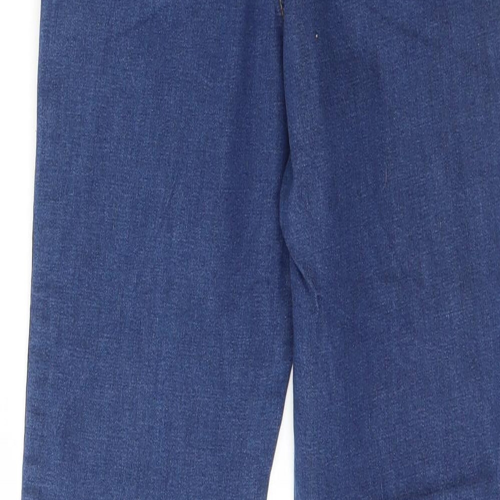Denim & Co. Womens Blue  Cotton Jegging Jeans Size 10 L28 in Slim