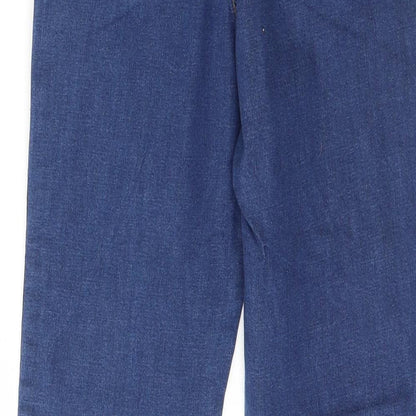 Denim & Co. Womens Blue  Cotton Jegging Jeans Size 10 L28 in Slim